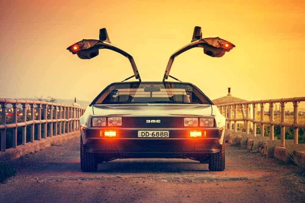A Car with Gull-Wing Doors
