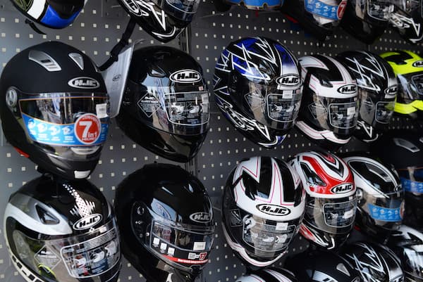 types of motorcycle helmets